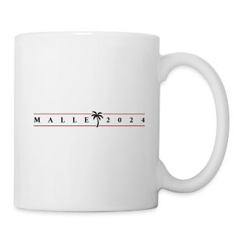 Malle 2024 Palme Mallorca - Tasse - Weiß - Rechts