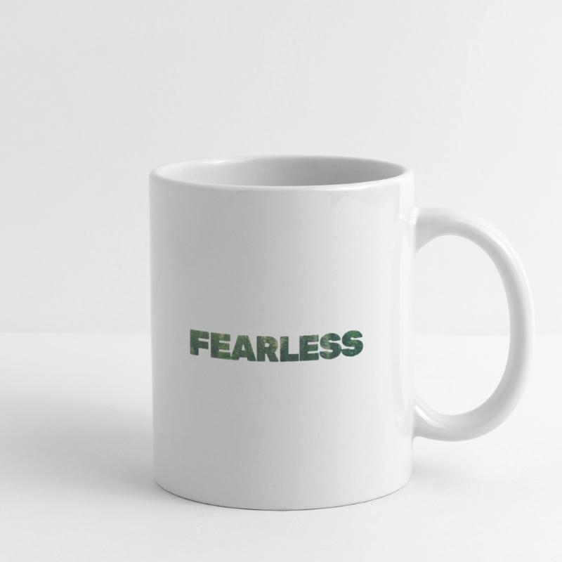 FEARLESS Warrior Mindset Bold Statement Mug