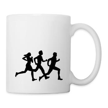 runners - Mug blanc - blanc - Droite