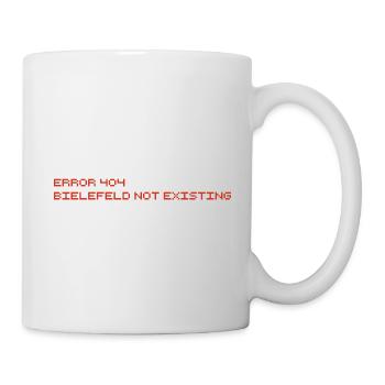 Error 404 - Bielefeld not existing - Mug - white - Right