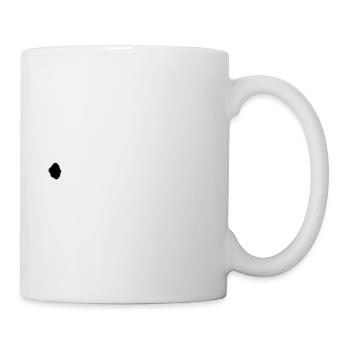 Gaunerzinken Hier gibt´s nichts Gekritzel 1c - Tasse - Weiß - Rechts