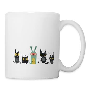 The Super Rabbit and the Villains - Mug - white - Right