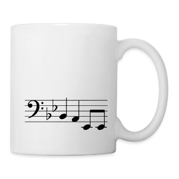 B-A-S-S - Tasse - Weiß - Rechts