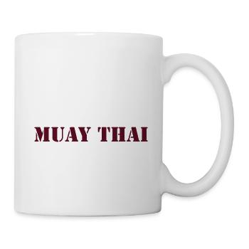 MUAY THAI - Tasse - Weiß - Rechts