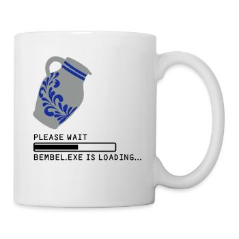 Bembel.EXE Loading... - Tasse - Weiß - Rechts
