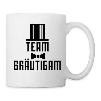 Team Bräutigam Fliege 1c - Tasse - Weiß - Rechts