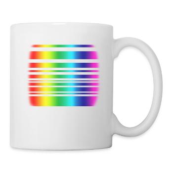 arc en ciel - Mug blanc - blanc - Droite