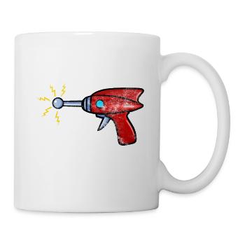Strahlenpistole - Tasse - Weiß - Rechts