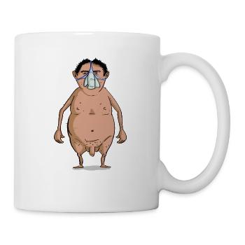 erwin und der rüssel-wärmer - Tasse - Weiß - Rechts
