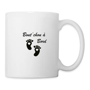 Bout'chou à Bord ! - Mug blanc - blanc - Droite