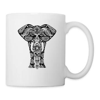 YOGA BUDDHA MEDITATION T-SHIRT - Mug - white - Right