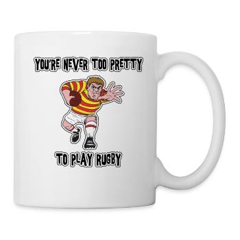 Rugby Sie sind nie zu Recht Rugby zu spielen - Tasse - Weiß - Rechts