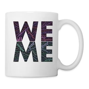 nous & me - Mug blanc - blanc - Droite