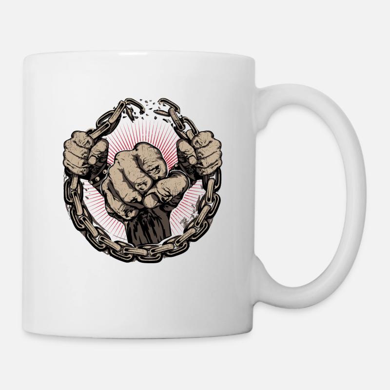 Kampf - Tasse - Weiß