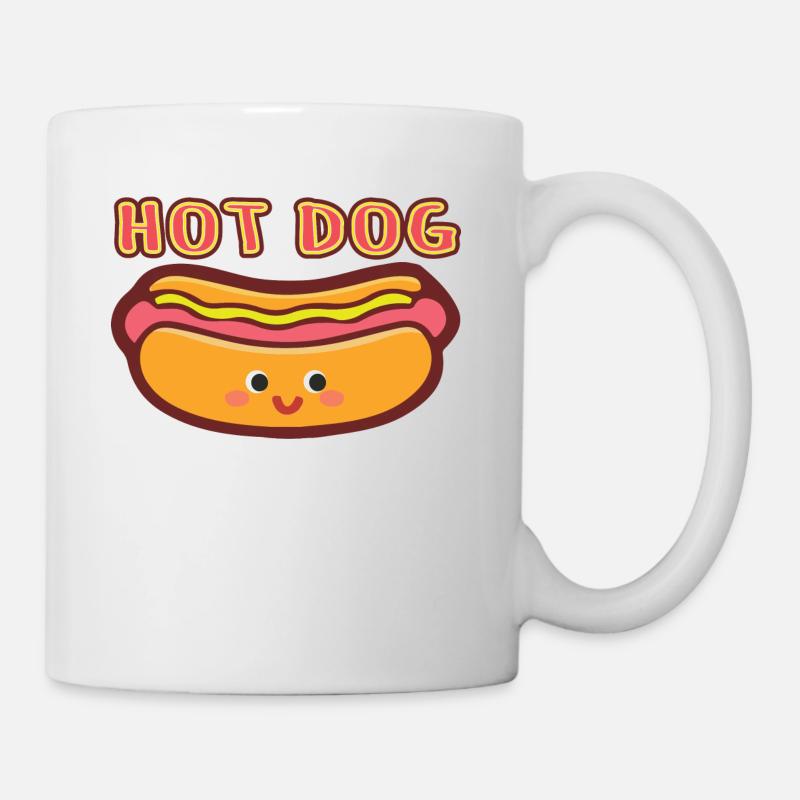HOT DOG - Tasse - Weiß