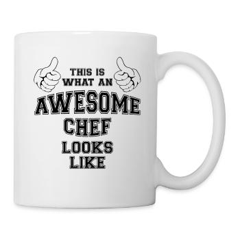 This is what an awesome chef looks like Gifts - Mug - white - Right