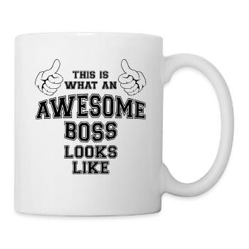 This is what an awesome boss looks like Gifts - Mug - white - Right