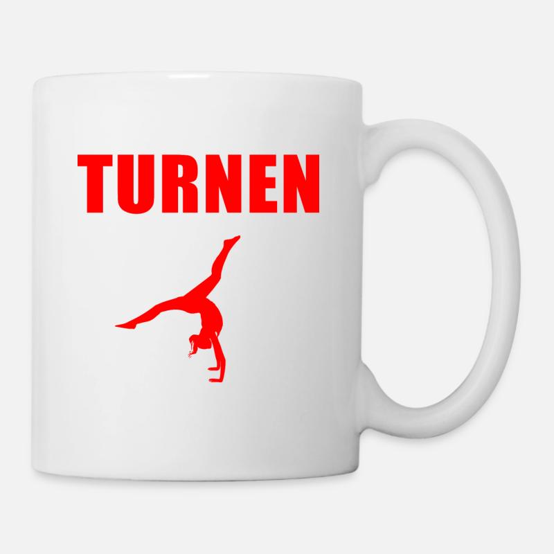Turnen was sonst - Tasse - Weiß