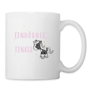 Wozu Einhörner Tinker - Tasse - Weiß - Rechts