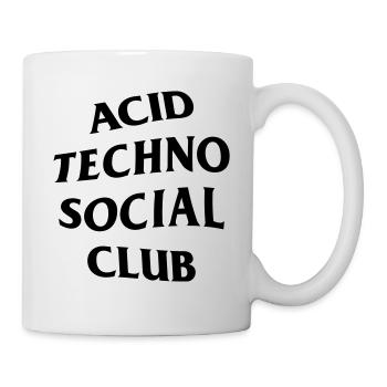 Säure Techno Social Club - Tasse - Weiß - Rechts