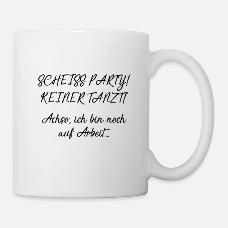 Arbeit - Tasse - Weiß