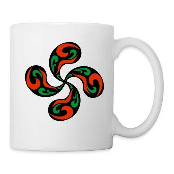 Croix Basque - Mug blanc - blanc - Droite