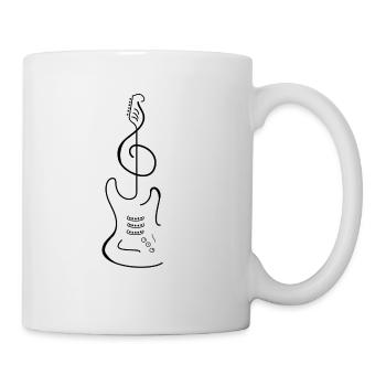Guitar | guitar | guitar | music | band | - Mug - white - Right