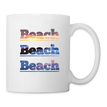 Beach Beach Beach - Mug - white - Right