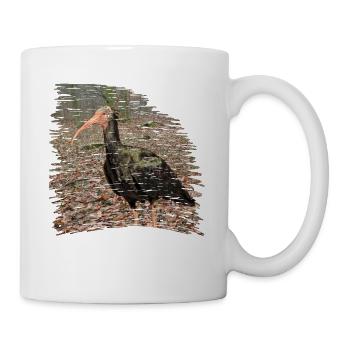 The Waldrapp is extremely threatened with extinction - Mug - white - Right