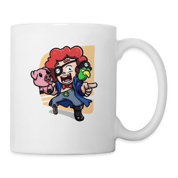 Funny Pirate - Tasse - Weiß - Rechts