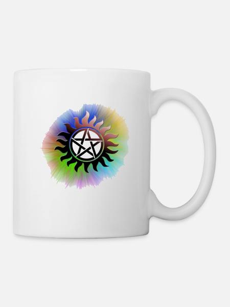 ColorStarBurst - Mug - white