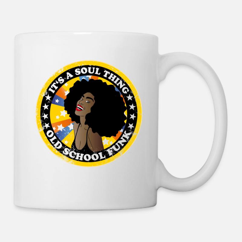 âme chose afro old school funk musique disco danse - Mug blanc - blanc