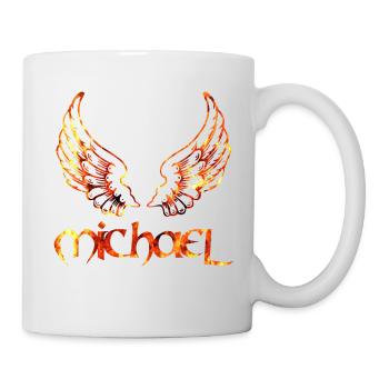 archangel michael fire - Mug - white - Right