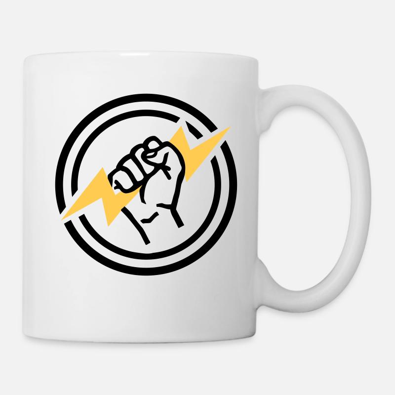 Blitz - Tasse - Weiß