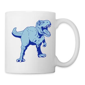 T-rex dinosaur - Mug - white - Right