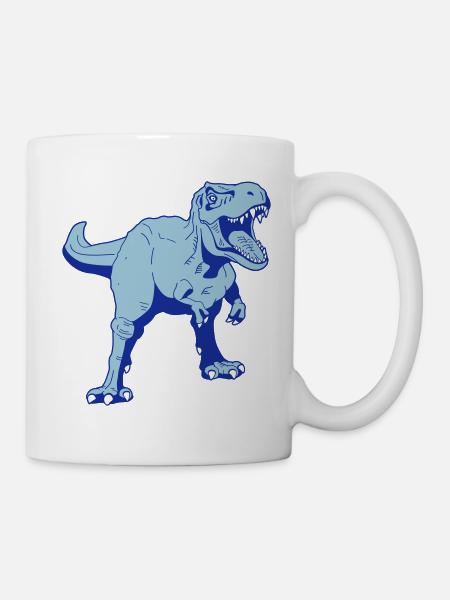 T-rex dinosaure - Mug blanc - blanc