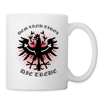 Dem Land Tirol die Treue - Tasse - Weiß - Rechts