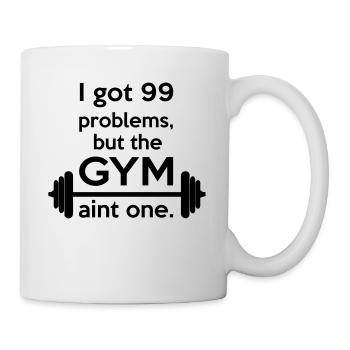 Gym - Tasse - Weiß - Rechts