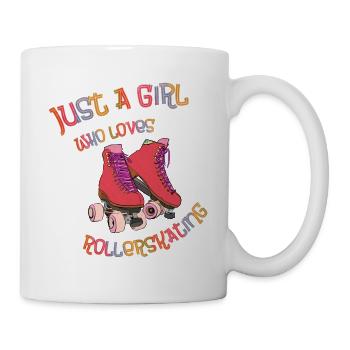 Roller Skates - Just A Girl Who Loves Roller Skating - Mug - white - Right