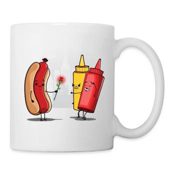 Hot Dog Love Ketchup - Mug - white - Right