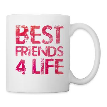 best friends forever - Mug - white - Right
