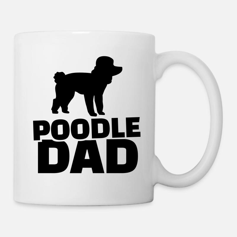 caniche - Mug blanc - blanc