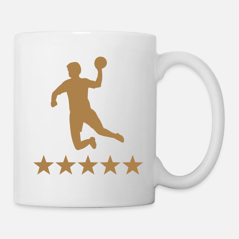 handball - Mug blanc - blanc
