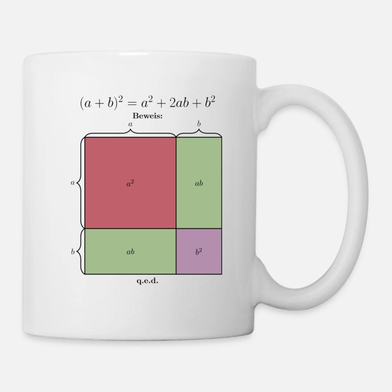 Binomische Formel - Tasse - Weiß