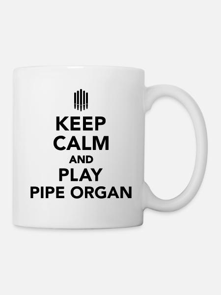 Orgel - Tasse - Weiß