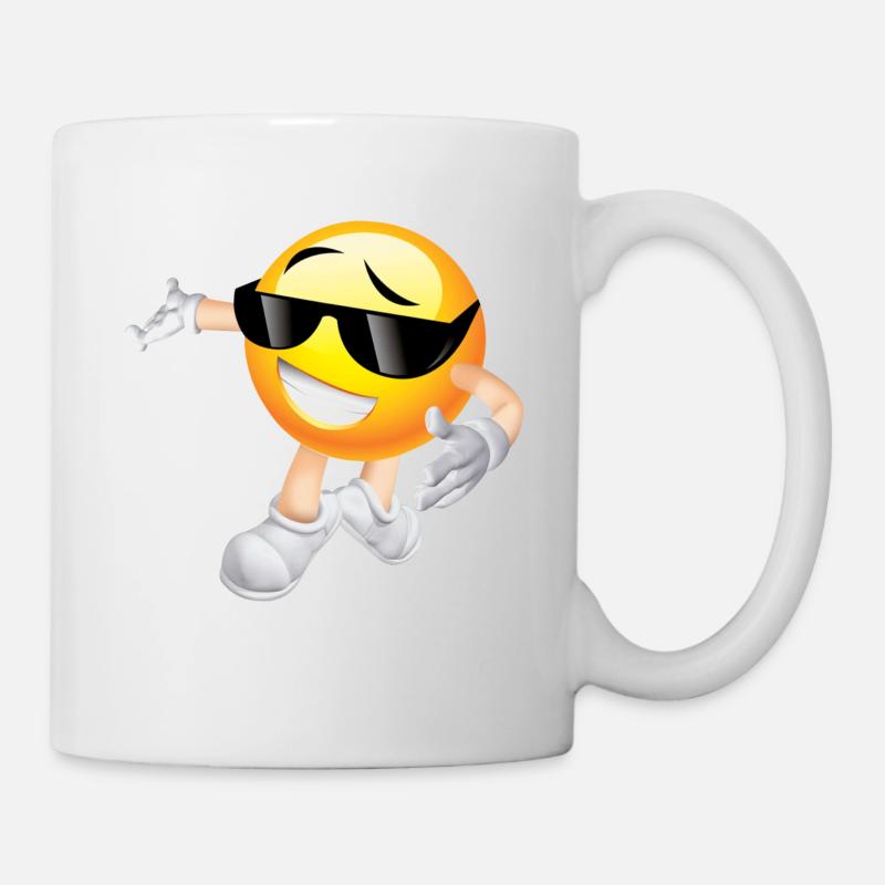 Sommer Emoji - Tasse - Weiß