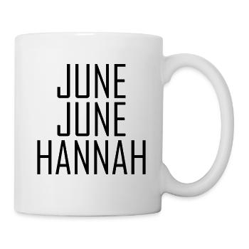 June June Hannah Shirt Captain Sandy Below Deck Ha - Mug - white - Right