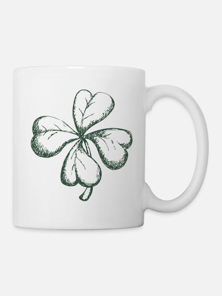 Irische Kunstgrafik - Tasse - Weiß