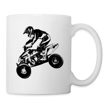 Quad Racing - ATV Racer - Mug blanc - blanc - Droite
