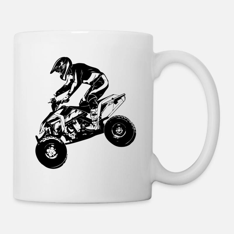 Quad Racing - ATV Racer - Tasse - Weiß
